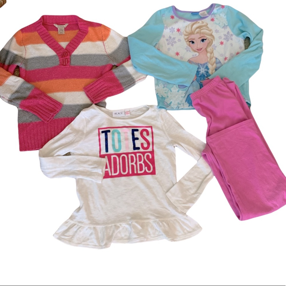 2 Girls sweaters and 1 PJ bundle =3